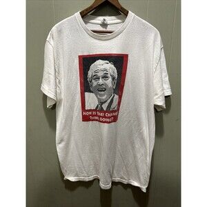 Vintage George Bush How Is That Change Thing Going Political Shirt Men’s Sz L